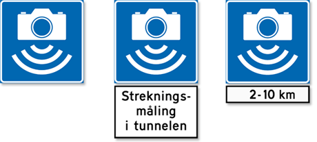 Automatisk trafikkontroll varsles med disseskiltene