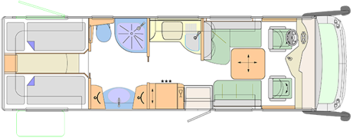 Bobilmodellen Charisma 3 850L