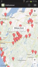 Stellplatz, bobilsteder, bobilparkeringer i Norge, Sverige, Danmark og Finland