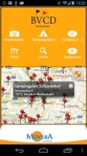 Camping app Tyskland