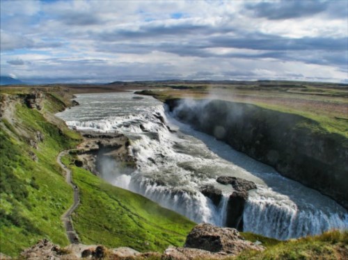 Gullfoss på Island