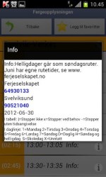 ruteinformasjon app