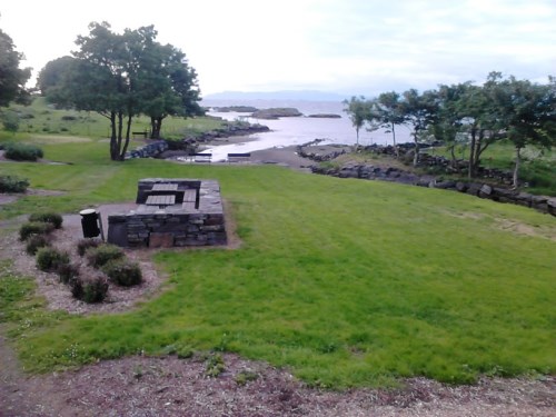 Bobilparkering og rasteplass på Rennesøy langs E39