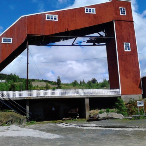 Gruvetunnellen ved Folldal gruver. Her starter og slutter guidet omvisning 600 meter inn i fjellet