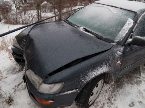 Mobilkamerabilder fra kollisjoner