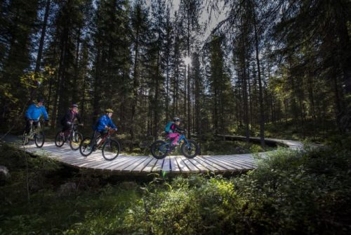 Trekloppene i Gullia er spennende å sykle på - både for store og små